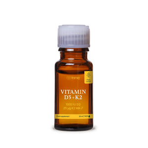 Vitamin D3 + K2, 1000 IU D3 / 25μg K2-MK7